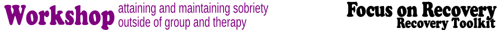 workshop - focus on recovery and the recovery Toolkit